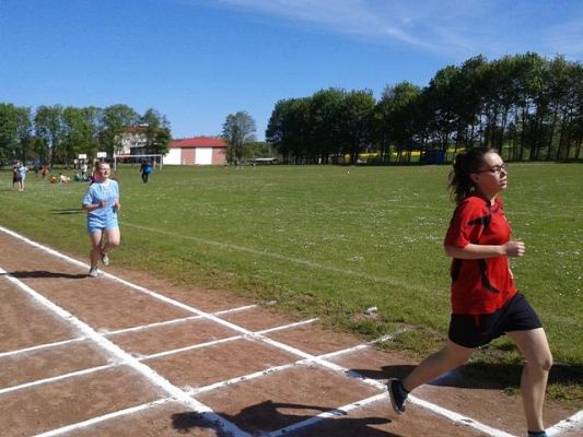  Grafika #0: Łebień -zawody w lekkiej atletyce.