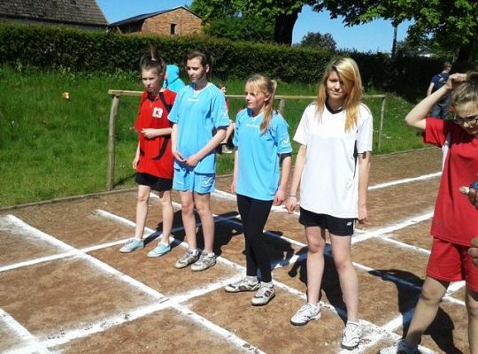  Grafika #1: Łebień -zawody w lekkiej atletyce.