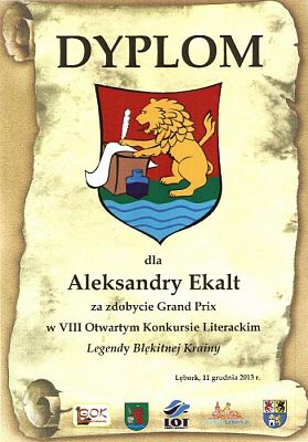  Grafika #0: Laureatka Konkursu Literackiego Legendy Błękitnej Krainy