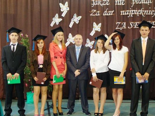  Grafika #1: Uroczyste zakończenie roku szkolnego 2012/2013- III Gimnazjum