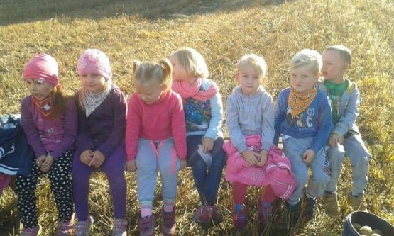  Grafika #0: Oddział Przedszkolny i klasa I świętują Dzień Pieczonego Ziemniaka 2015 r.