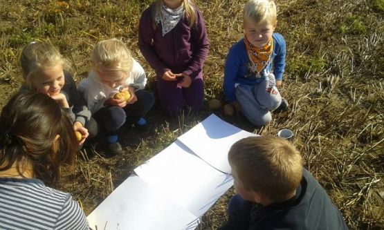  Grafika #8: Oddział Przedszkolny i klasa I świętują Dzień Pieczonego Ziemniaka 2015 r.