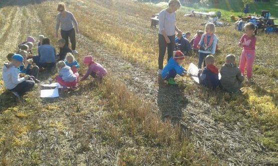  Grafika #10: Oddział Przedszkolny i klasa I świętują Dzień Pieczonego Ziemniaka 2015 r.