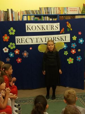  Grafika #13: Szkolny Konkurs Recytatorski