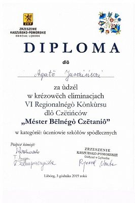  Grafika #3: Nasze pierwsze zmagania w Konkursie pt. Méster Bëlnégò Czëtaniô