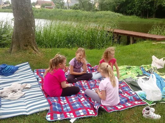  Grafika #6: Piknik nad jeziorem