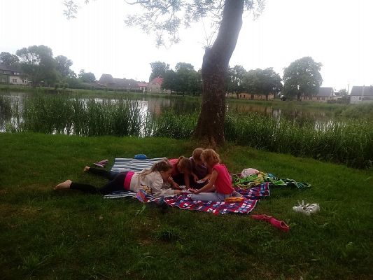  Grafika #3: Piknik nad jeziorem