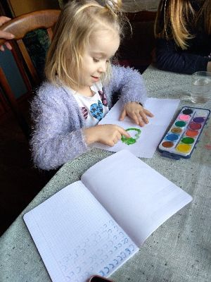 Grafika #10: Praca zdalna w oddziale przedszkolnym 5- latków