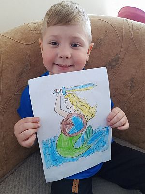 Grafika #5: Praca zdalna w oddziale przedszkolnym 5- latków