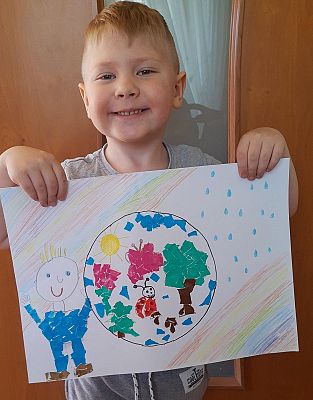 Grafika #9: Praca zdalna w oddziale przedszkolnym 5- latków