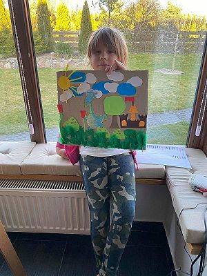  Grafika #19: Oddział przedszkolny 6 - latki pracuje zdalnie