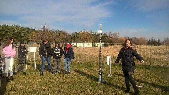 Grafika #7: Wycieczka do Stacji Hydrologiczno-Meterologicznej w Łebie