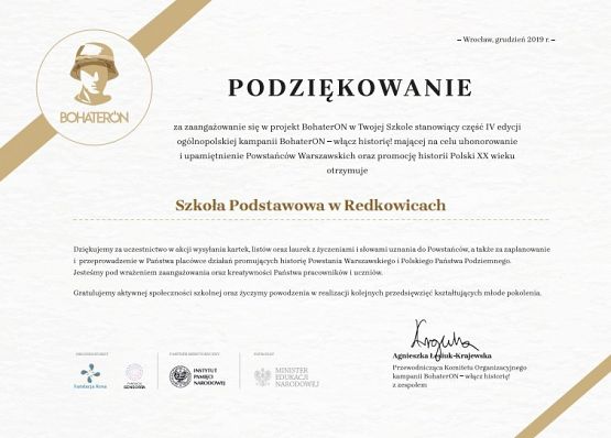 Grafika #0: Projekt - BohaterON w Twojej Szkole