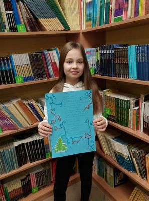  Grafika #2: Uczennice naszej szkoły wyróżnione w Gminnym Konkursie na wiersz bożonarodzeniowy