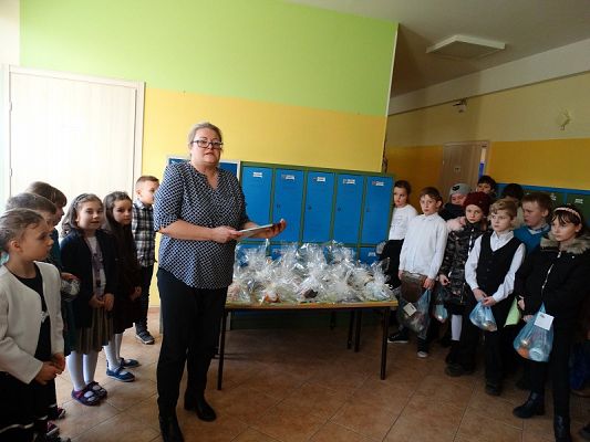 Grafika #5: Klasa I wyróżniona w Szkolnych Przygodach Gangu Słodziaków