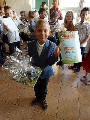 Grafika #19: Klasa I wyróżniona w Szkolnych Przygodach Gangu Słodziaków