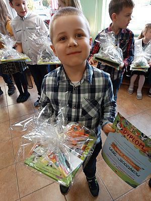 Grafika #2: Klasa I wyróżniona w Szkolnych Przygodach Gangu Słodziaków