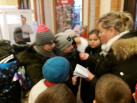 Grafika #7: Wyjazd na pocztę i do MBP w Lęborku