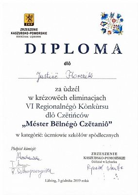  Grafika #1: Nasze pierwsze zmagania w Konkursie pt. Méster Bëlnégò Czëtaniô