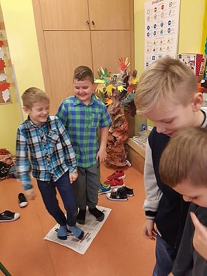  Grafika #36: Andrzejki w klasach I-III