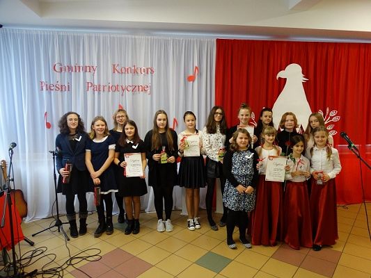 Grafika #29: Gminny Konkurs Pieśni Patriotycznej 2019