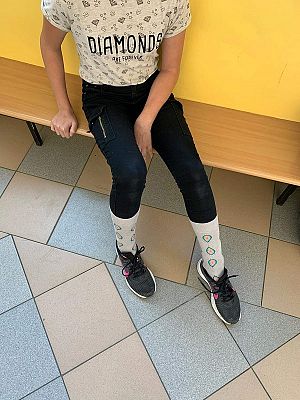 Grafika #8: Dzień Kolorowej skarpetki