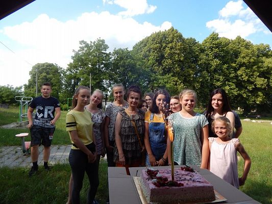  Grafika #0: Pożegnanie klasy VIII z wychowawcą