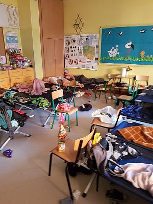 Grafika #3: Biwak kl. III w szkole