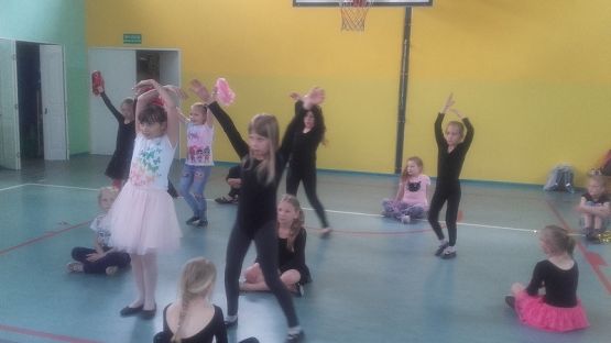 Grafika #9: Podsumowanie działania koła tanecznego dla klas I - III SP