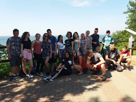  Grafika #101: Wycieczka klasy VIII do Jastrzębiej Góry