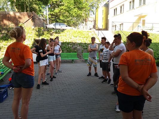  Grafika #162: Wycieczka klasy VIII do Jastrzębiej Góry