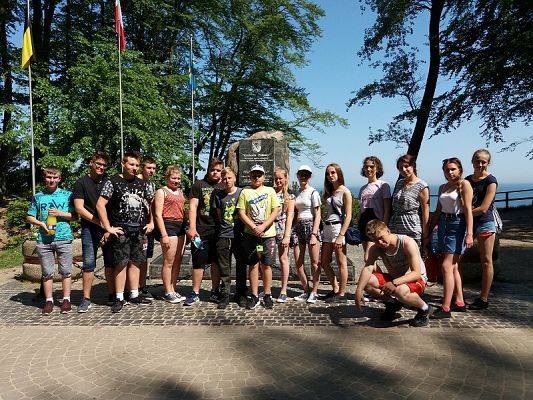  Grafika #210: Wycieczka klasy VIII do Jastrzębiej Góry