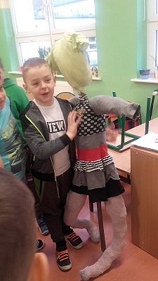  Grafika #4: Przywitanie wiosny przez klasę I SP