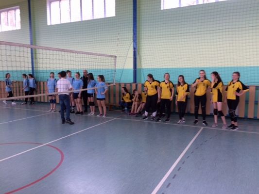  Grafika #1: Gminne zawody w piłkę siatkową dziewcząt w ramach Igrzysk Młodzieży Szkolnej