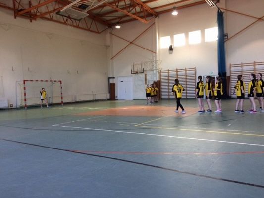 Grafika #1: Powiatowe rozgrywki w piłkę ręczną w ramach Igrzysk Dzieci