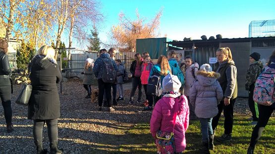 Grafika #17: Wycieczka do schroniska BAJER w Małoszycach