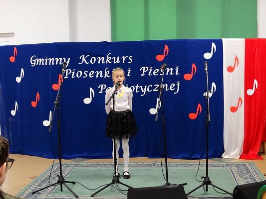 Grafika #6: Gminny Konkurs Pieśni Patriotycznej