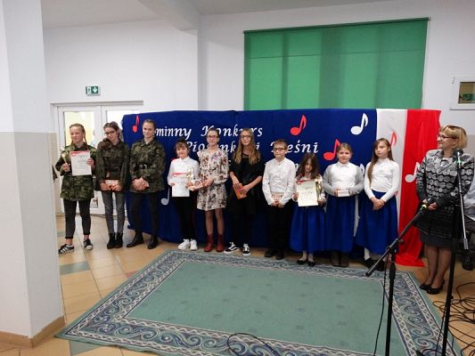 Grafika #10: Gminny Konkurs Pieśni Patriotycznej