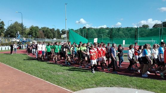 Grafika #5: Otwarcie stadionu lekkoatletycznego przy Zespole Szkół Mechaniczno-Informatycznych w Lęborku