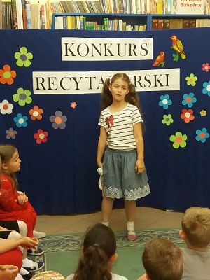 Grafika #3: Szkolny Konkurs Recytatorski