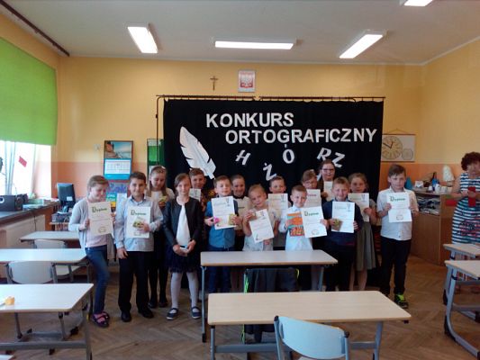 Grafika #0: Gminny Konkurs Ortograficzny dla klas III