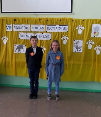  Grafika #0: VIII Powiatowy Konkurs Recytatorski dla klas III